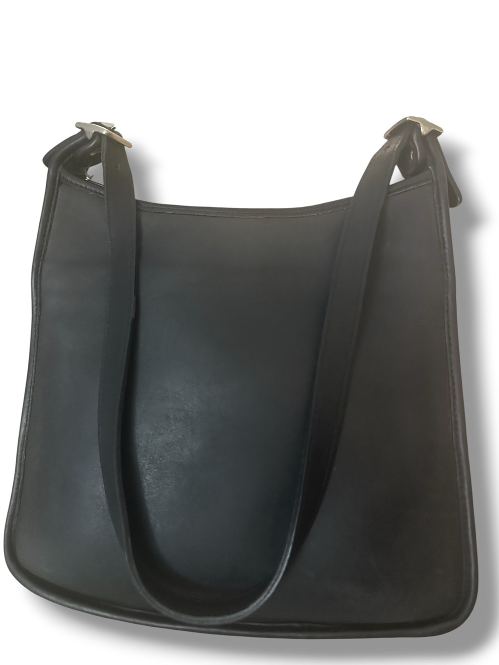 Vintage Coach Andrea 9073 Black Leather Shoulder Bag 1998 Y2K - Picture 12 of 16